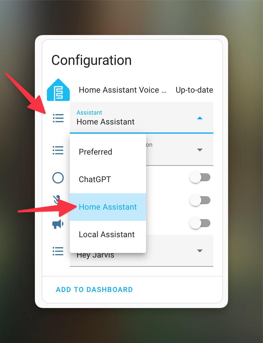 Select HA Cloud for Assist