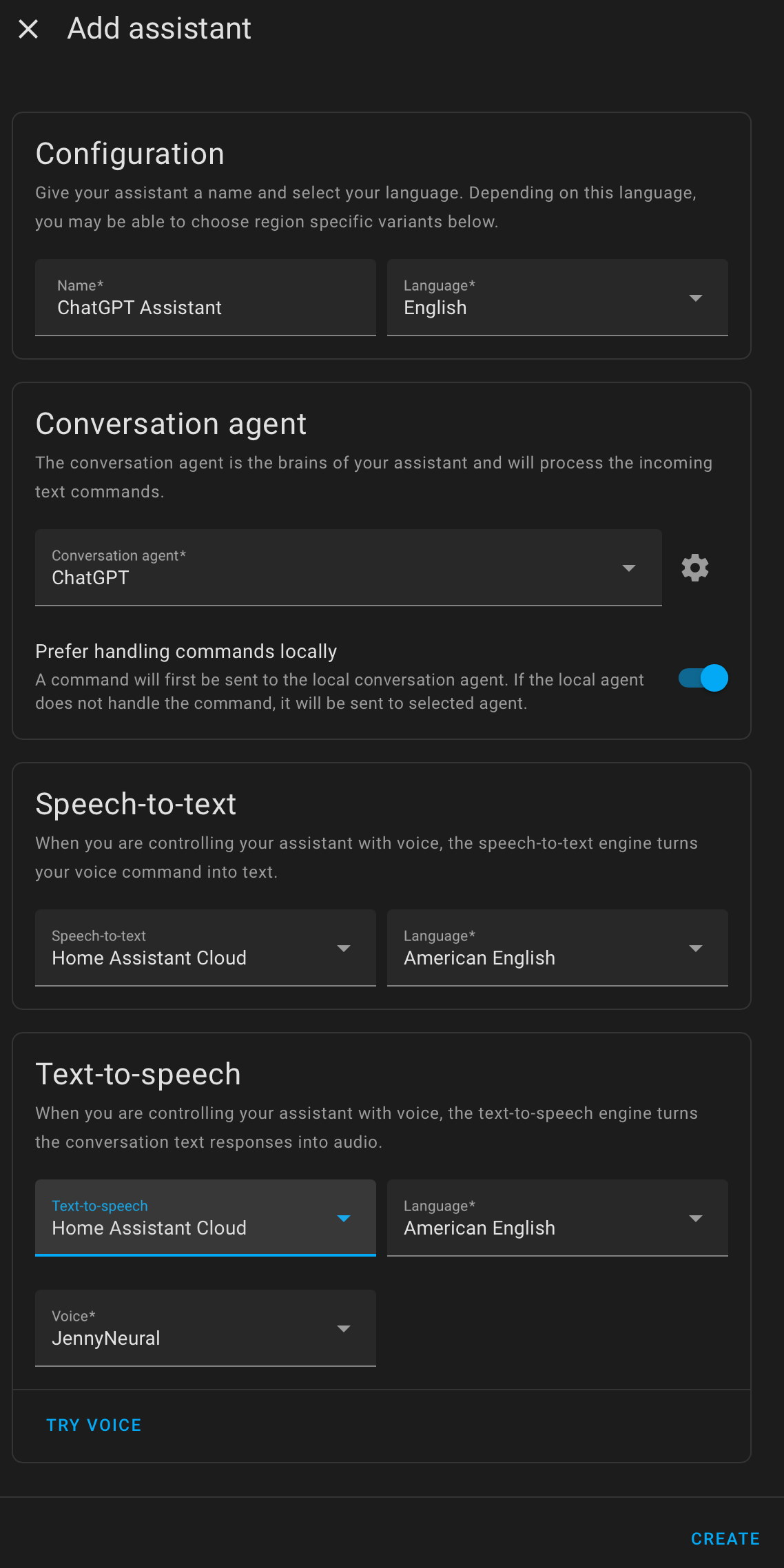 Setting up ChatGPT Agent